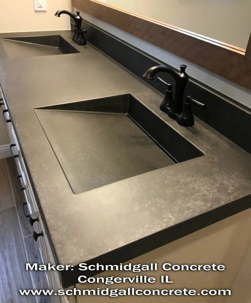 Concrete Sink Mold SDP-44 ADA Shallow Ramp Slot Drain (17"x14"x3") - Image 3