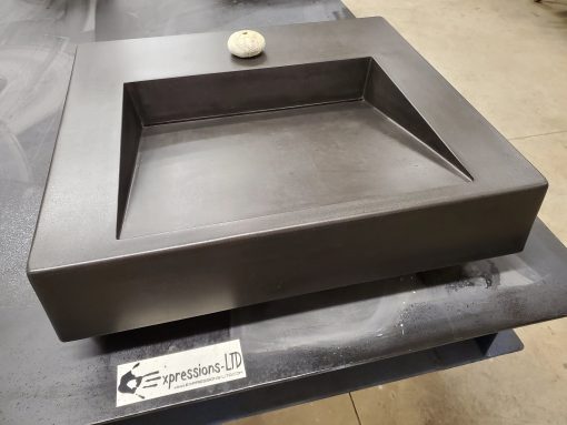 Concrete Sink Mold SDP-52 ADA Shallow Ramp Tray (24"x22"x5") - Image 3