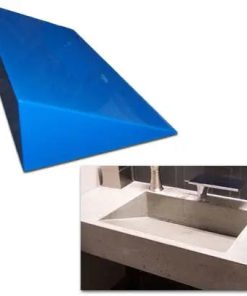 Concrete Sink Mold SDP-8 Ramp Slot Drain (24"x15.75"x6")